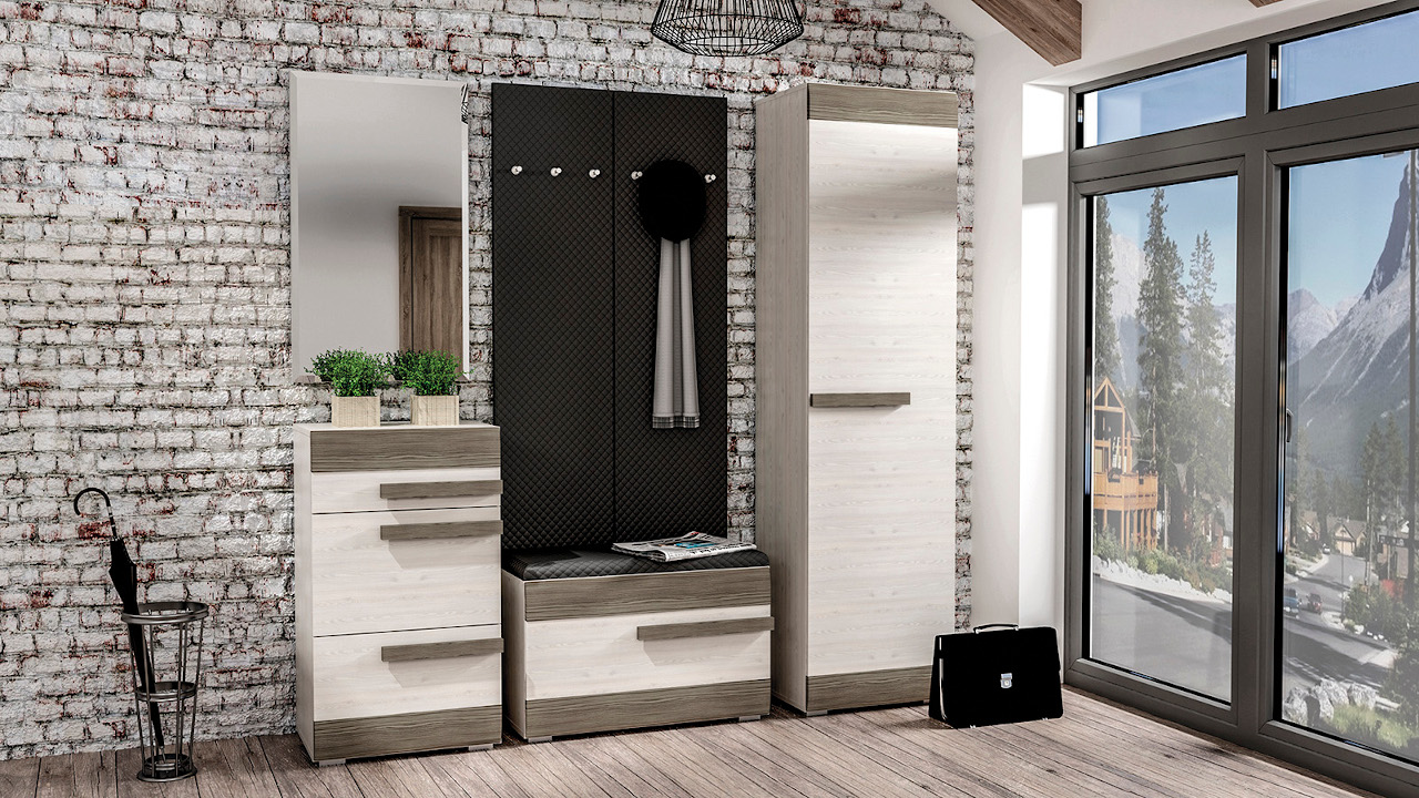 Бял гардероб BLINCO