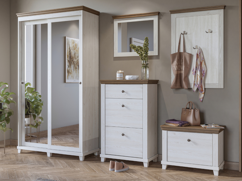 тевора гардероб 1 абиско ясен dab lefkas