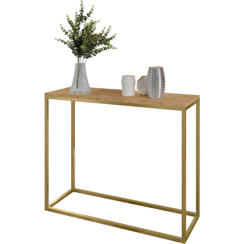 Конзола Aramis 100 см златен дъб, вотан