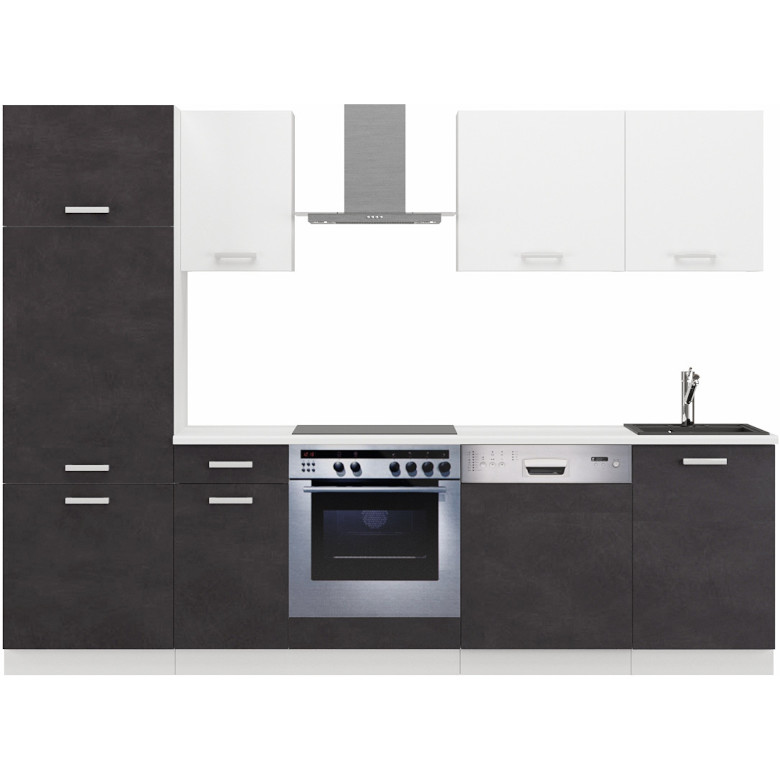 кухня 270 тоник бяла материя