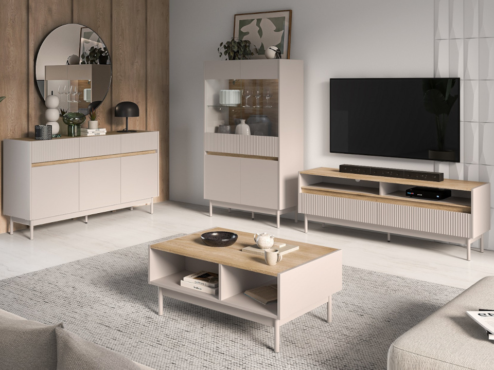 Мебели за хол Ermite 1 Kszmir Cremona Oak