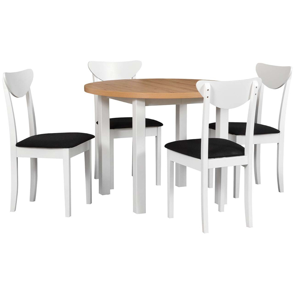 ds25 маса занаятчия ламинат бяло dk45 столове бяло 13b