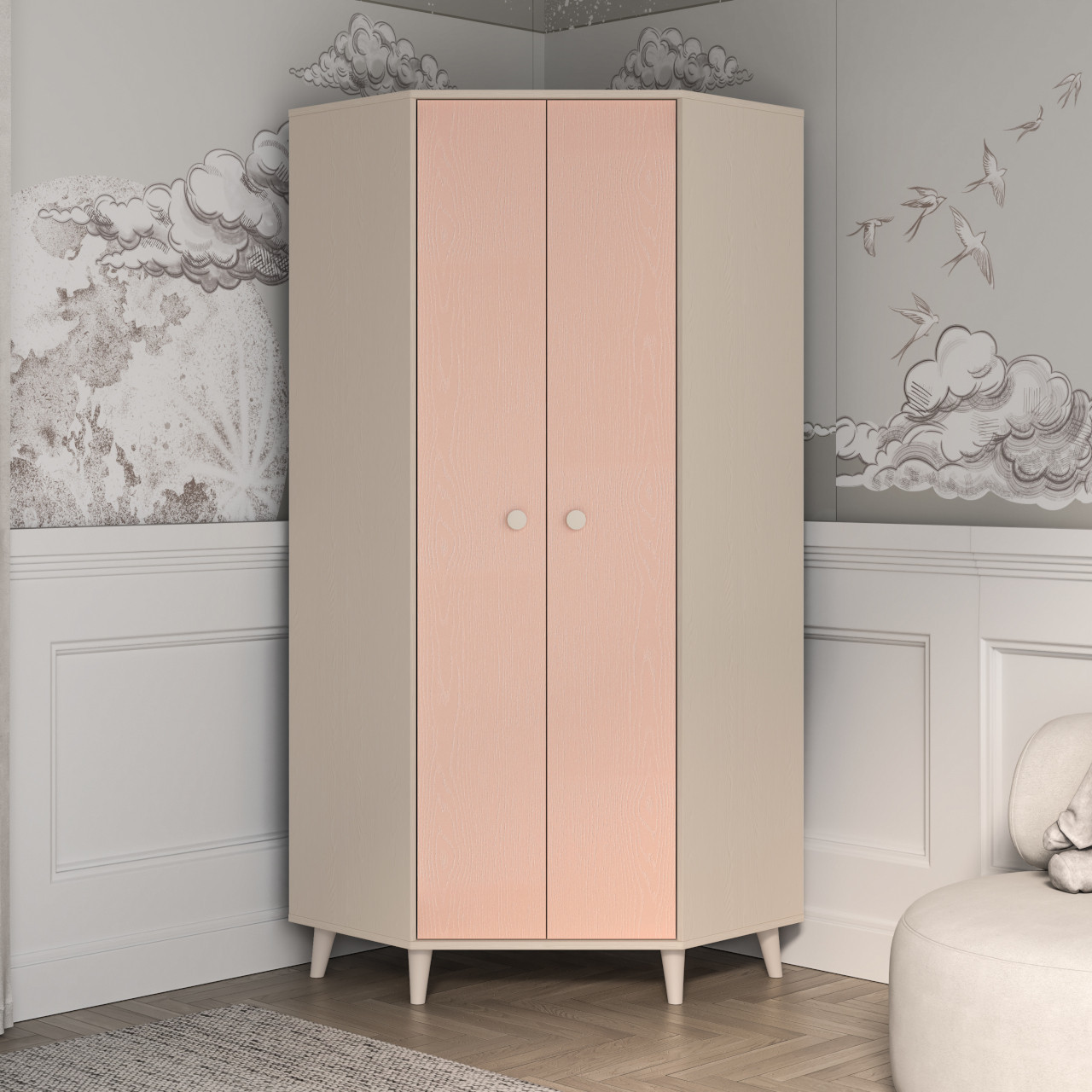 ъглов гардероб ml мебели mevel 01 eve 01 pp mp 2