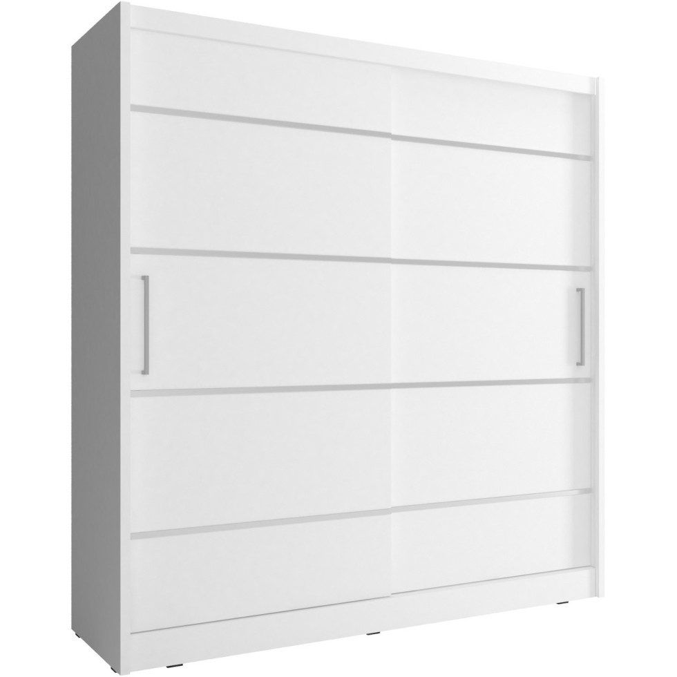 плъзгащ се гардероб Maya Alu 180 бял