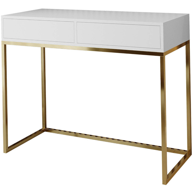 Тоалетка Alicante 100 златно бяла