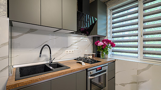 Функционална кухня в малко пространство